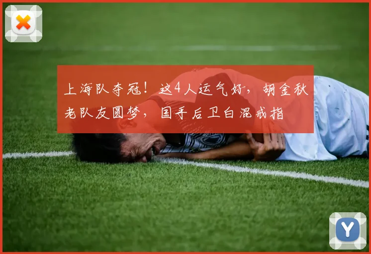 上海队夺冠!这4人运气好,胡金秋老队友圆梦,国手后卫白混戒指